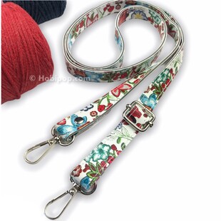 HOBİPOP - 1 Adet Ayarlanabilir Çanta Sapı Çiçek Desenli HOBİPOP - 1 Adet Ayarlanabilir Çanta Sapı Çiçek Desenli