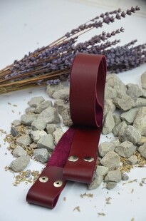 HOBİPOP - 1 Çift Çıtçıtlı Kalın Çanta Sapı Bordo HOBİPOP - 1 Çift Çıtçıtlı Kalın Çanta Sapı Bordo