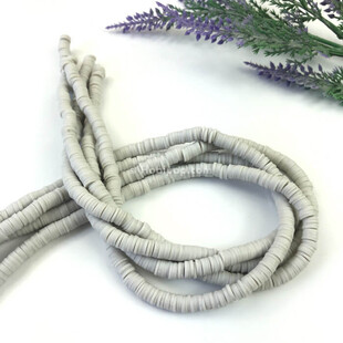 HOBİPOP - 1 Dizi Fimo Boncuk Açık Gri