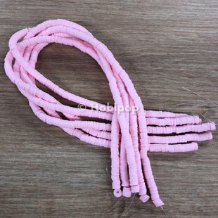 HOBİPOP - 1 Dizi Fimo Boncuk Açık Pembe