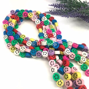 HOBİPOP - 1 Dizi Fimo Boncuk Gülen Yüz HOBİPOP - 1 Dizi Fimo Boncuk Gülen Yüz