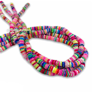 HOBİPOP - 1 Dizi Fimo Boncuk Karışık Pembe Papatya Şekilli HOBİPOP - 1 Dizi Fimo Boncuk Karışık Pembe Papatya Şekilli