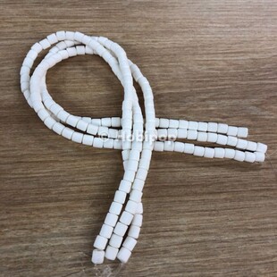 HOBİPOP - 1 Dizi Silindir Fimo Boncuk Beyaz HOBİPOP - 1 Dizi Silindir Fimo Boncuk Beyaz