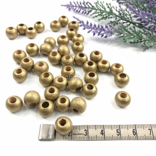 10 mm Tahta Boncuk Vintage Gold 50-55 Adet - Thumbnail