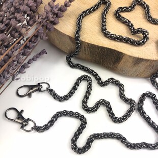 HOBİPOP - 120 cm Burgu Çanta Zinciri Füme Renk HOBİPOP - 120 cm Burgu Çanta Zinciri Füme Renk