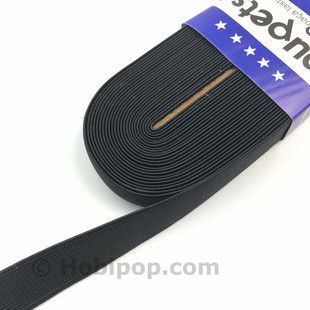 PUPPETS - 2 CM Paça ve Bel Lastiği Siyah 10 Metrelik Top