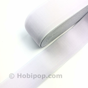 PUPPETS - 7 CM Paça ve Bel Lastiği Beyaz 10 Metrelik Top