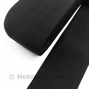 PUPPETS - 9 CM Paça ve Bel Lastiği Siyah 10 Metrelik Top