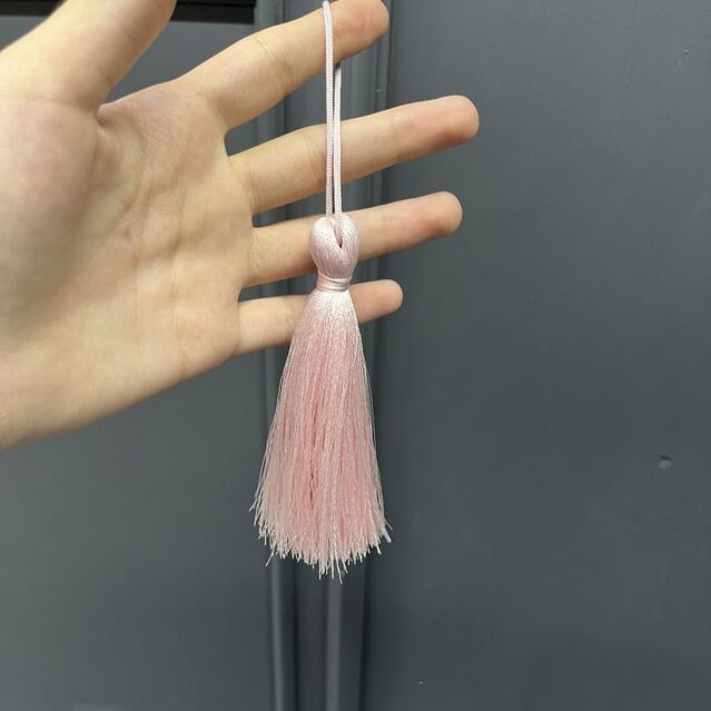 Açık Pembe Renk Püskül 11 cm