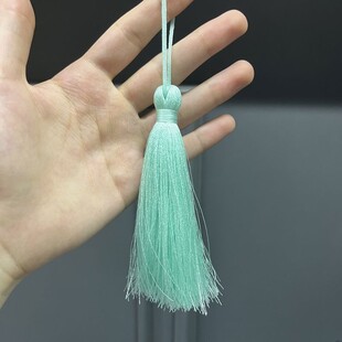 HOBİPOP - Açık Su Yeşili Renk Püskül 11 cm