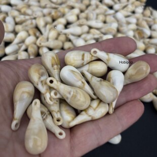  - Akrilik Damla Boncuk Bej Renk 50 Gram