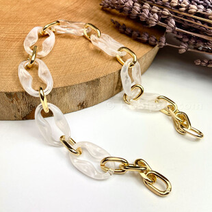 - Akrilik Zincir Çanta Askısı Şeffaf  - Akrilik Zincir Çanta Askısı Şeffaf