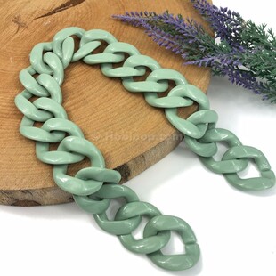 HOBİPOP - Akrilik Zincir Çanta Sapı Çağla HOBİPOP - Akrilik Zincir Çanta Sapı Çağla