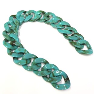 HOBİPOP - Akrilik Zincir Çanta Sapı Turkuaz HOBİPOP - Akrilik Zincir Çanta Sapı Turkuaz