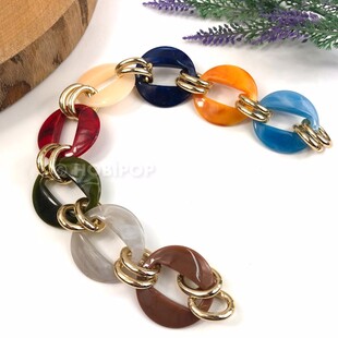 HOBİPOP - Akrilik Zincirli Çanta Sapı 07 HOBİPOP - Akrilik Zincirli Çanta Sapı 07