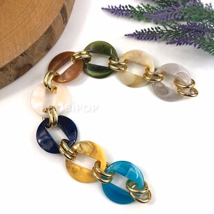 HOBİPOP - Akrilik Zincirli Çanta Sapı 08 HOBİPOP - Akrilik Zincirli Çanta Sapı 08