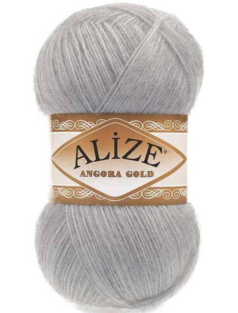 Alize Angora Gold Örgü İpi 21 Gri