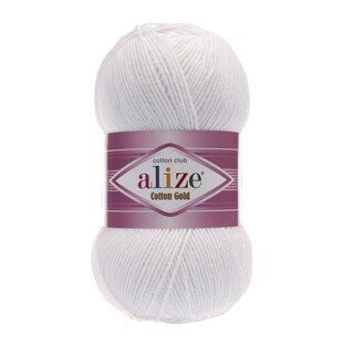 ALİZE - Alize Cotton Gold 55 Beyaz ALİZE - Alize Cotton Gold 55 Beyaz
