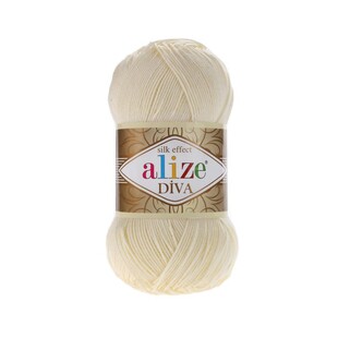 ALİZE - Alize Diva 01 Krem ALİZE - Alize Diva 01 Krem