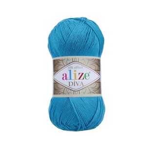 ALİZE - Alize Diva 245 Turkuaz Mavi ALİZE - Alize Diva 245 Turkuaz Mavi