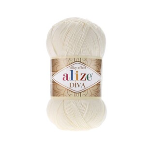 ALİZE - Alize Diva 62 Açık Krem ALİZE - Alize Diva 62 Açık Krem