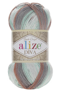 ALİZE - Alize Diva Batik El Örgü İpliği 5550 ALİZE - Alize Diva Batik El Örgü İpliği 5550