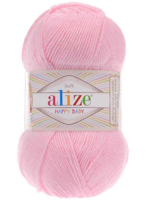 Alize Happy Baby Örgü İpi 185 Toz Pembe