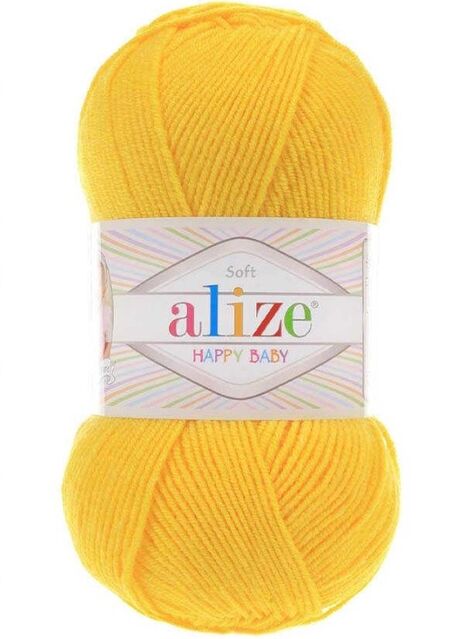 Alize Happy Baby Örgü İpi 216 Sarı