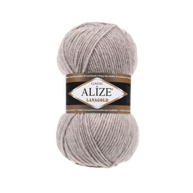 Alize Lana Gold 207 Açık Kahve Melanj
