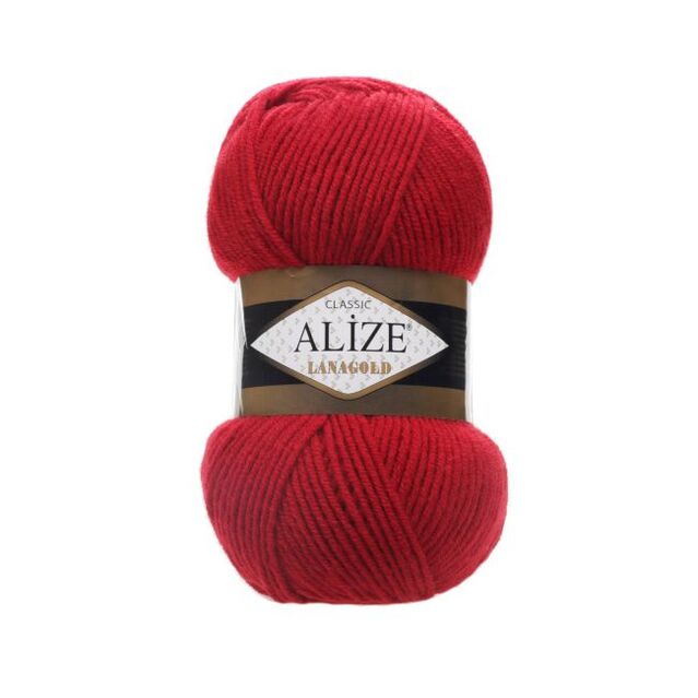 Alize Lana Gold 56 Kırmızı