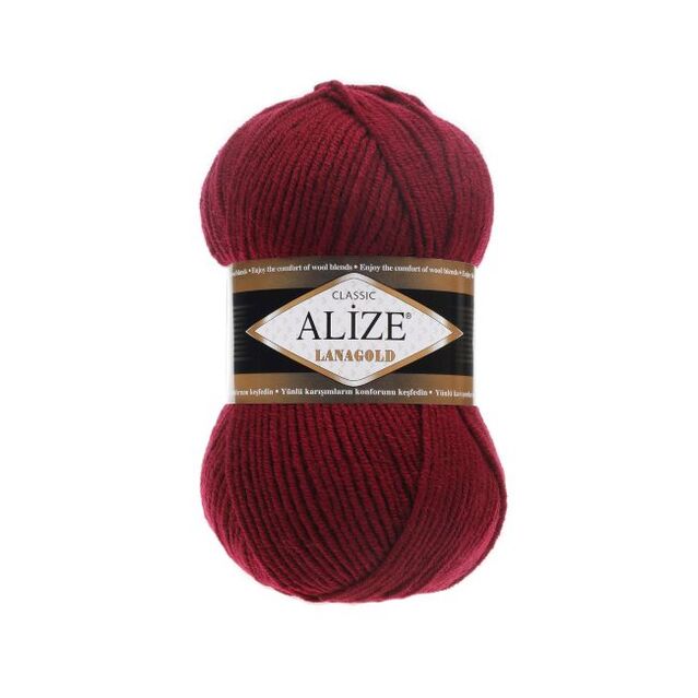 Alize Lana Gold 57 Bordo