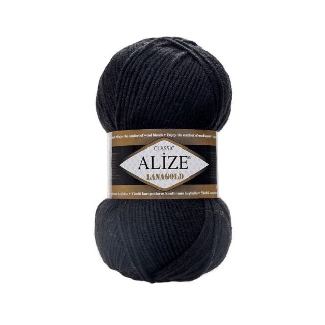 Alize Lana Gold 60 Siyah