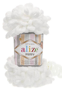 ALİZE - Alize Puffy 0055 Beyaz ALİZE - Alize Puffy 0055 Beyaz