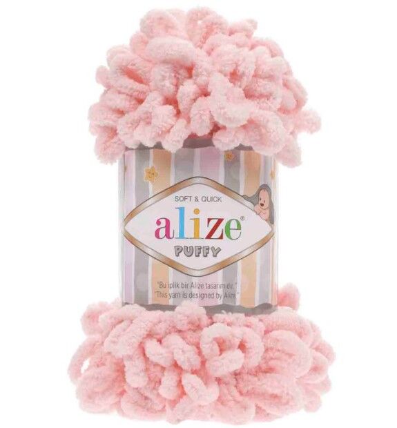 Alize Puffy 0340 Pudra Pembe