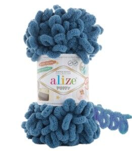 Alize Puffy 637 Havacı Mavi