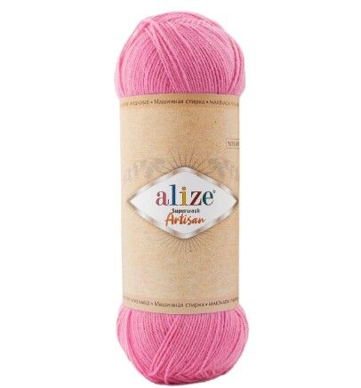 Alize Süperwash Artisan Örgü İpi 178 Pembe