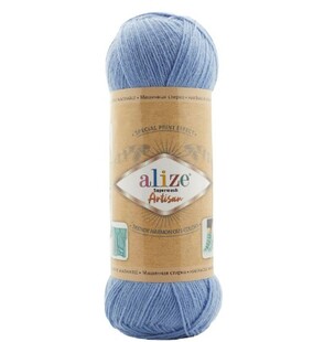 ALİZE - Alize Süperwash Artisan Örgü İpi 432 Çelik Mavisi ALİZE - Alize Süperwash Artisan Örgü İpi 432 Çelik Mavisi