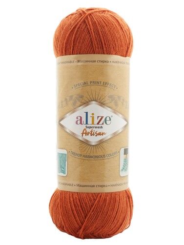 Alize Süperwash Artisan Örgü İpi 433 Tarçın