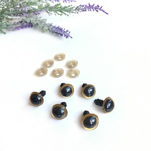 HOBİPOP - Amigurumi Vidalı Göz 1 Çift 12 mm Açık Kahverengi HOBİPOP - Amigurumi Vidalı Göz 1 Çift 12 mm Açık Kahverengi