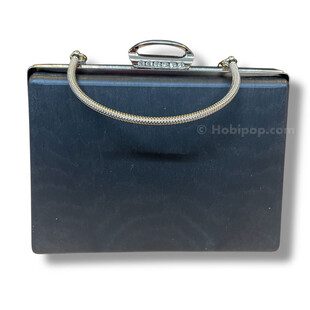 HOBİPOP - ASTARLI Tel Kırma Çanta Kalıbı Abiye Çanta Kalıp C5-23 Gümüş Renk