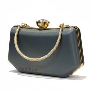 ASTARLI Tel Kırma Çanta Kalıbı Abiye Çanta Kalıp No 025 Altın Renk - Thumbnail