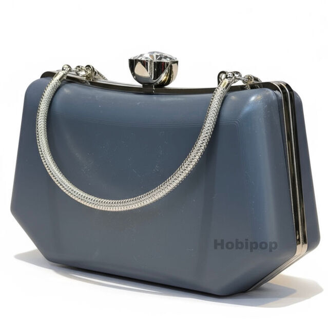 ASTARLI Tel Kırma Çanta Kalıbı Abiye Çanta Kalıp No 025 Gümüş Renk