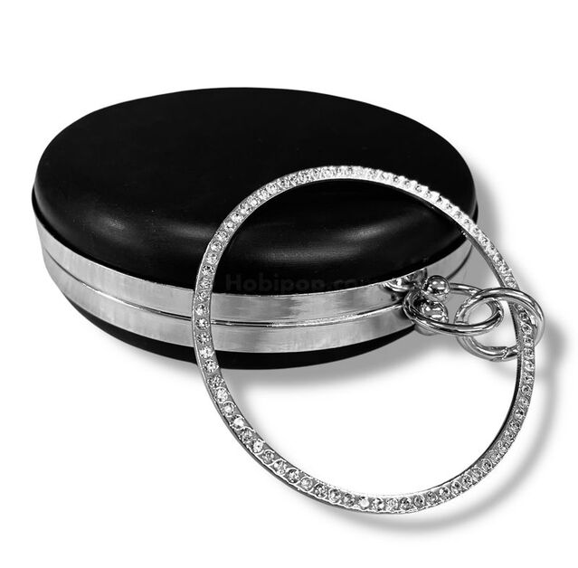 ASTARLI Tel Kırma Çanta Kalıbı Abiye Çanta Kalıp No 048 Gümüş Renk