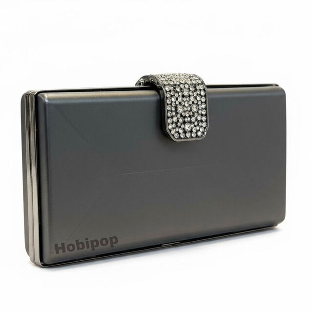 ASTARLI Tel Kırma Çanta Kalıbı Abiye Çanta Kalıp No 110-26 Füme Renk