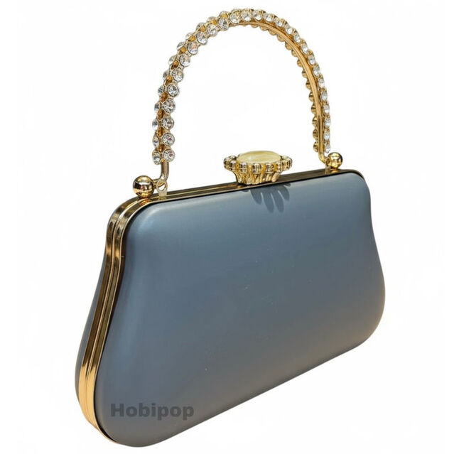 ASTARLI Tel Kırma Çanta Kalıbı Abiye Çanta Kalıp No 142 Altın Renk