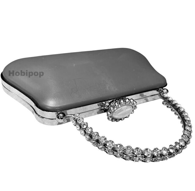 ASTARLI Tel Kırma Çanta Kalıbı Abiye Çanta Kalıp No 142 Gümüş Renk