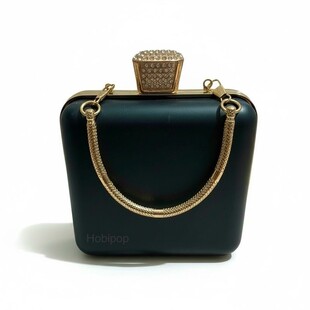 ASTARLI Tel Kırma Çanta Kalıbı Abiye Çanta Kalıp No 205 Altın Renk - Thumbnail