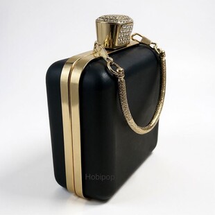 ASTARLI Tel Kırma Çanta Kalıbı Abiye Çanta Kalıp No 205 Altın Renk - Thumbnail