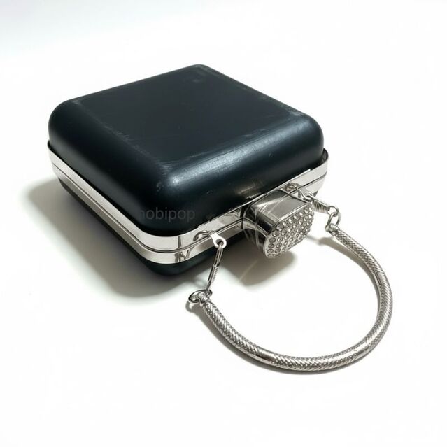 ASTARLI Tel Kırma Çanta Kalıbı Abiye Çanta Kalıp No 205 Gümüş Renk