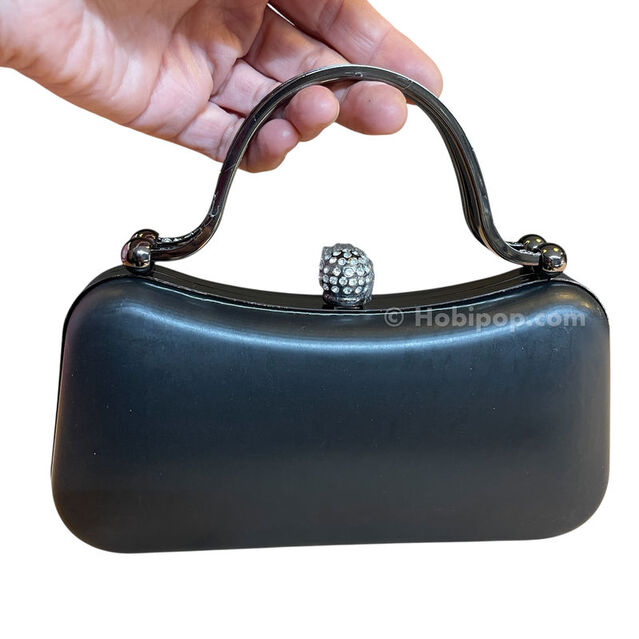 ASTARLI Tel Kırma Çanta Kalıbı Abiye Çanta Kalıp No 267-32 Gümüş Renk